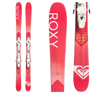 Roxy Dreamcatcher 85 Womens Skis with Roxy Lithium 10 GW by Salomon Bindings 2020